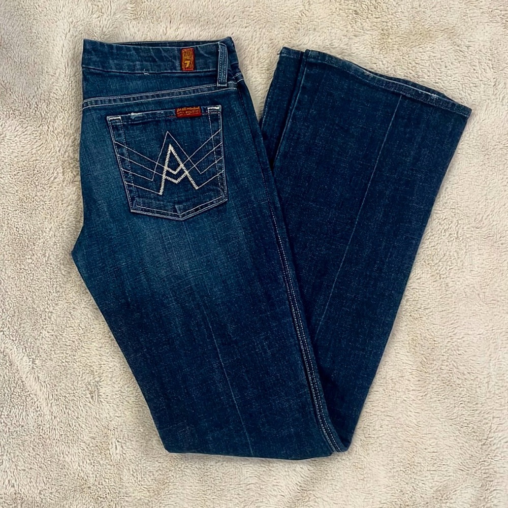 7 For All Mankind “A” pocket wide